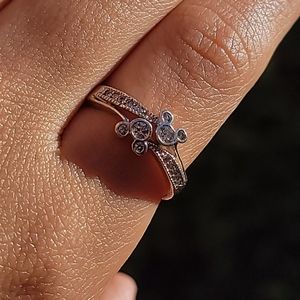 Mickey Mouse Thin Ring 925